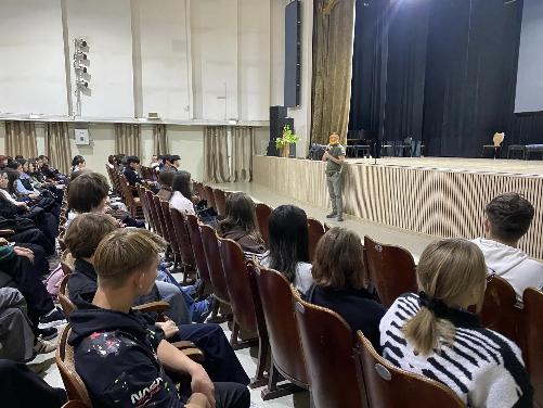 Прошел урок мужества от участника СВО