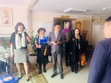 Поздравили с наступающим Днём Победы!
