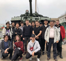 Студенты Колледжа искусств приняли участие в военных сборах 